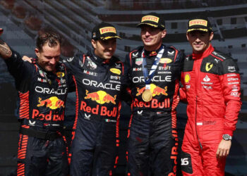 Max Verstappen y ‘Checo’ Pérez hacen el 1 y 2 en Gran Premio de Bélgica