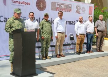 Instalan SEDENA y Gobierno de Victoria módulo de canje de armas.