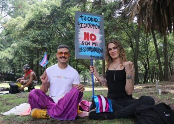 Por primera vez se lleva a cabo la Marcha No Binaria en CDMX