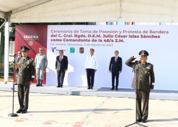 Asume el General Julio César Islas Comandancia de la 48 Zona Militar en Cd. Victoria