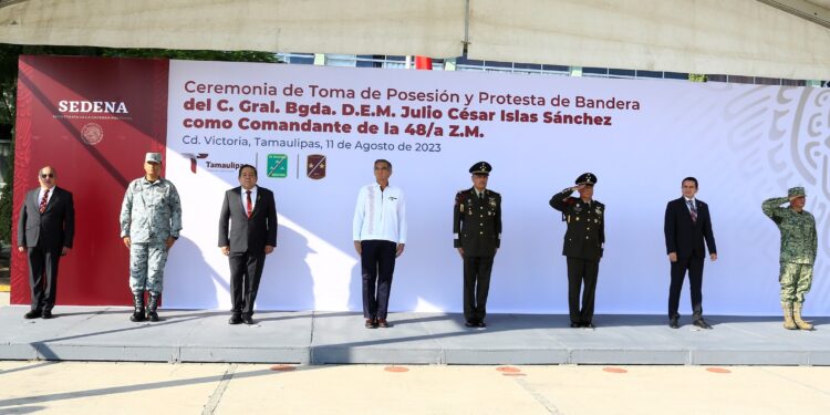 Asume el General Julio César Islas Comandancia de la 48 Zona Militar en Cd. Victoria
