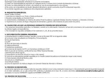 Convoca Comisión Estatal de Atención a Víctimas a abogados a ser parte de su equipo