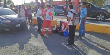 Estudiante atropellada frente a Secundaria General Uno en Cd. Victoria