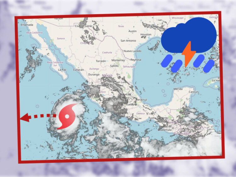 Se forma la tormenta tropical ‘Dora’ en el Pacífico Mexicano