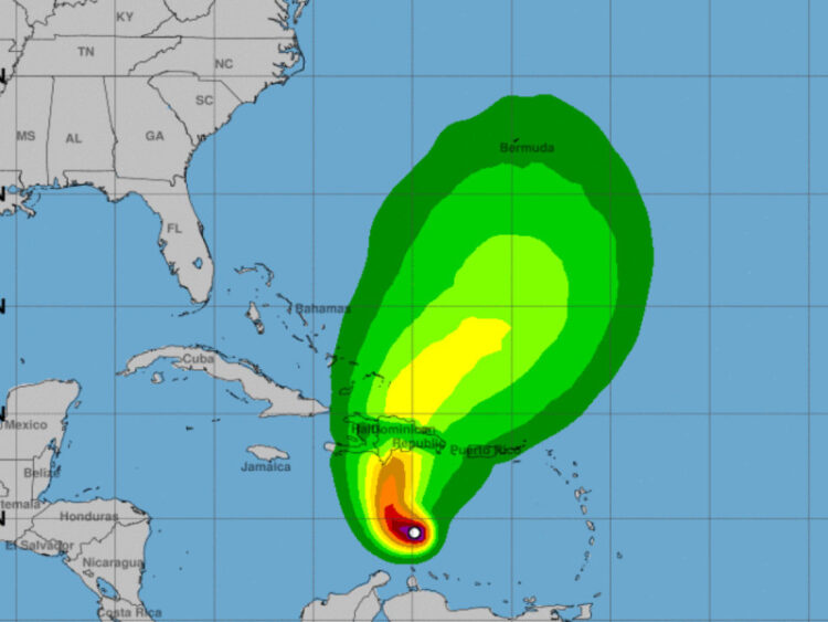Tormenta tropical Franklin avanza en Golfo de México sobre Dominicana y Haití