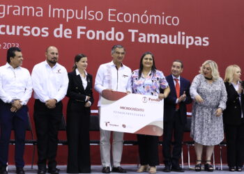 Américo Villarreal impulsa con créditos a pequeñas y medianas empresas en Tamaulipas 