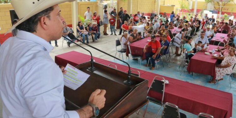 Acude alcalde Gattás a festejos del 87 aniversario del Ejido “La Presa” de Victoria