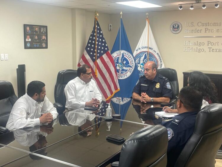 Sostiene reunión el Instituto Tamaulipeco del Migrante con autoridades de Aduanas de EU