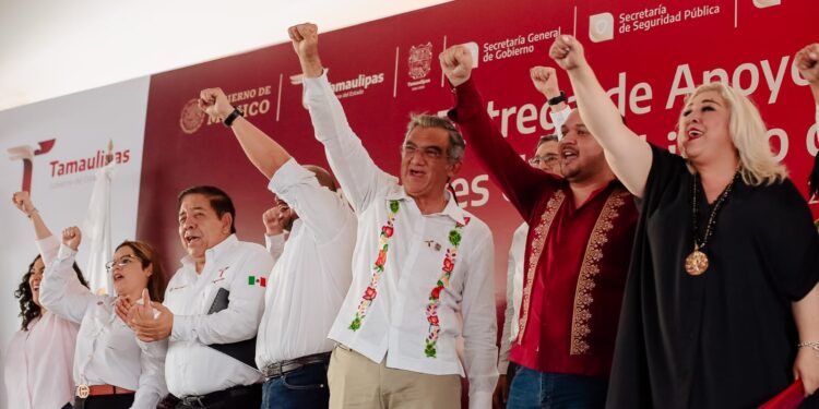 Ordena Américo Villarreal reforzar seguridad en Río Bravo y entrega obras