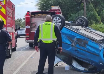 Volcadura deja 3 lesionados en Brownsville