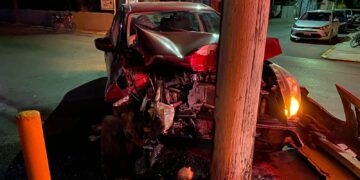 Un herido en accidente provocado por paso de alto