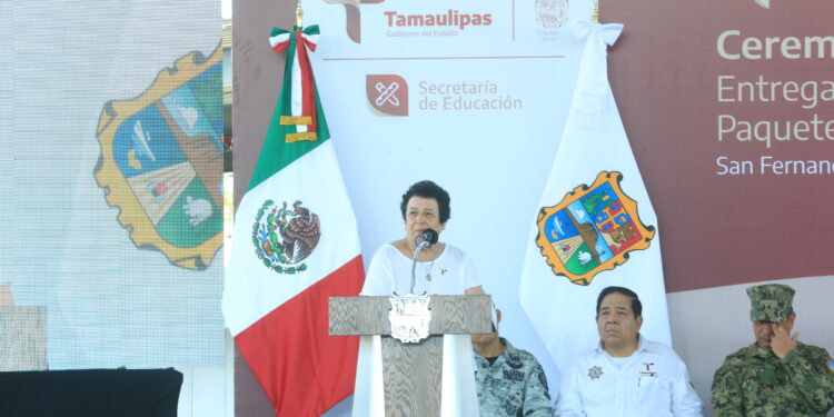 Tamaulipas participa con el presidente López Obrador en ceremonia del nuevo ciclo escolar