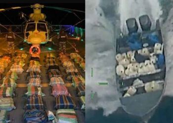 Asegura Armada de México 4.4 toneladas de cocaína y  tres embarcaciones en el Pacífico