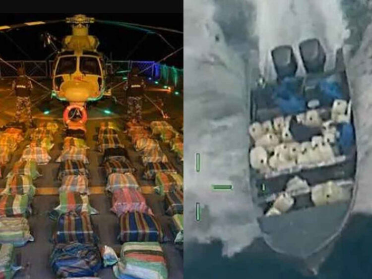 Asegura Armada de México 4.4 toneladas de cocaína y  tres embarcaciones en el Pacífico