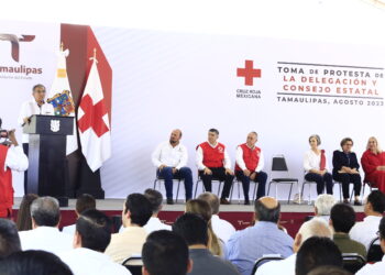 Se compromete Américo Villarreal a que nada falte a la Cruz Roja en Tamaulipas