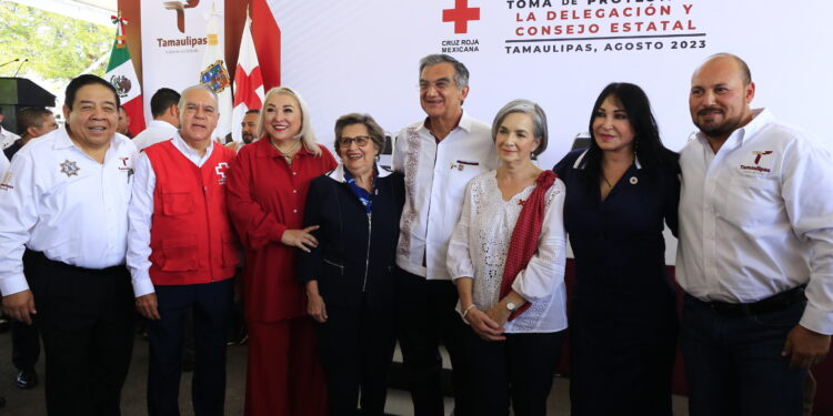 Se compromete Américo Villarreal a que nada falte a la Cruz Roja en Tamaulipas