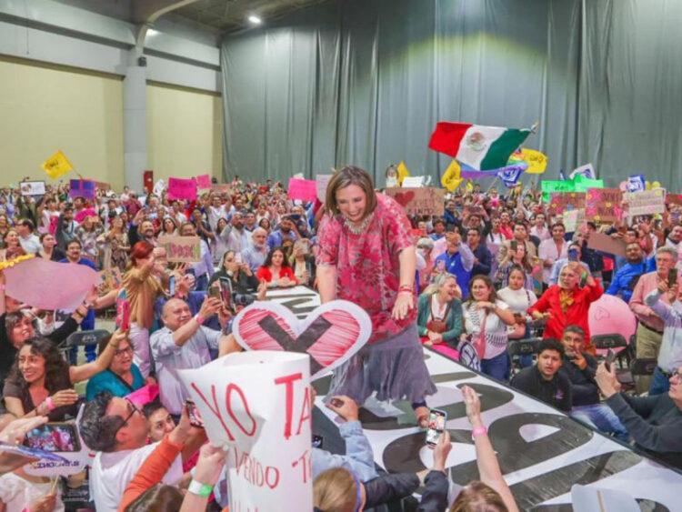 Xóchitl Gálvez no pudo contener las lágrimas al enterarse del respaldo del PRI