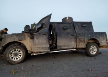 Aseguran vehículos blindados en ejido “El Barranco” de San Fernando