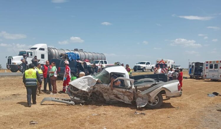 Muere jornalero en fatal choque