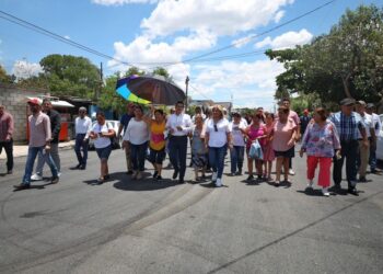 Entregan obras de pavimentación en diversas calles de Cd. Victoria
