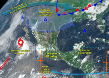  ‘Eugene’, monzón y onda tropical traerán lluvias en occidente y sureste