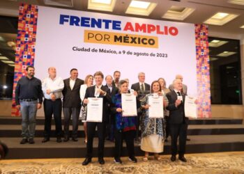 Pasan Xóchitl, Creel, Beatriz y De la Madrid a segunda etapa del Frente Amplio por México