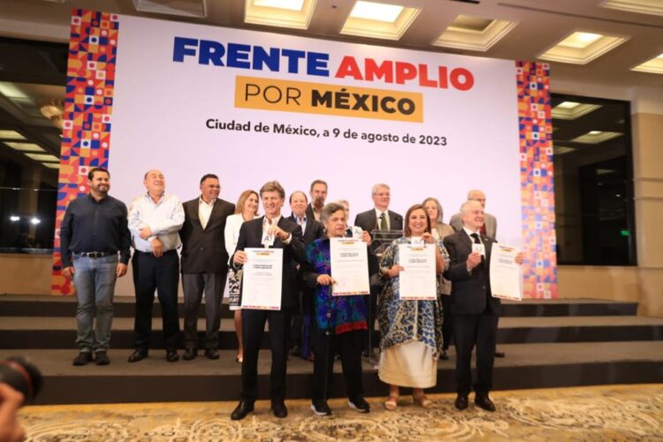 Pasan Xóchitl, Creel, Beatriz y De la Madrid a segunda etapa del Frente Amplio por México
