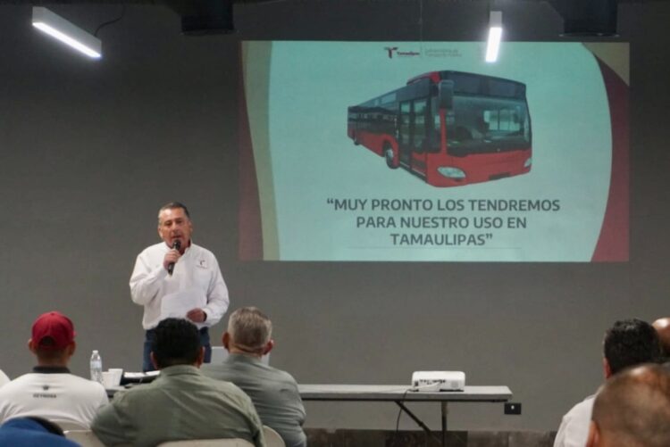 Promueven sustitución de casi cuatro mil autobuses de transporte público en Tamaulipas