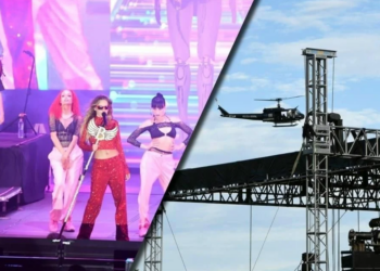 Lleván acabo concierto de Belinda en Guerrero bajo fuertes medidas de seguridad