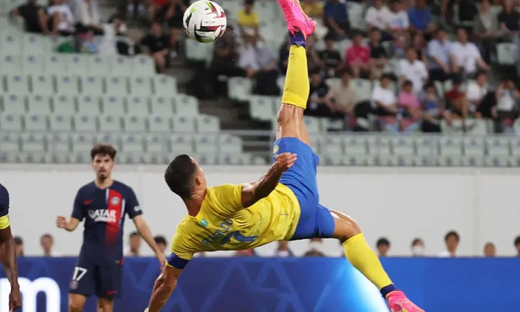 Cristiano Ronaldo decepcionado por no ser elegido MVP de la Liga Árabe