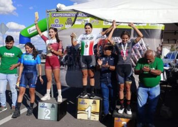 Gana tamaulipeca Atzi Reyes doble medalla de plata en Nacional de Ciclismo