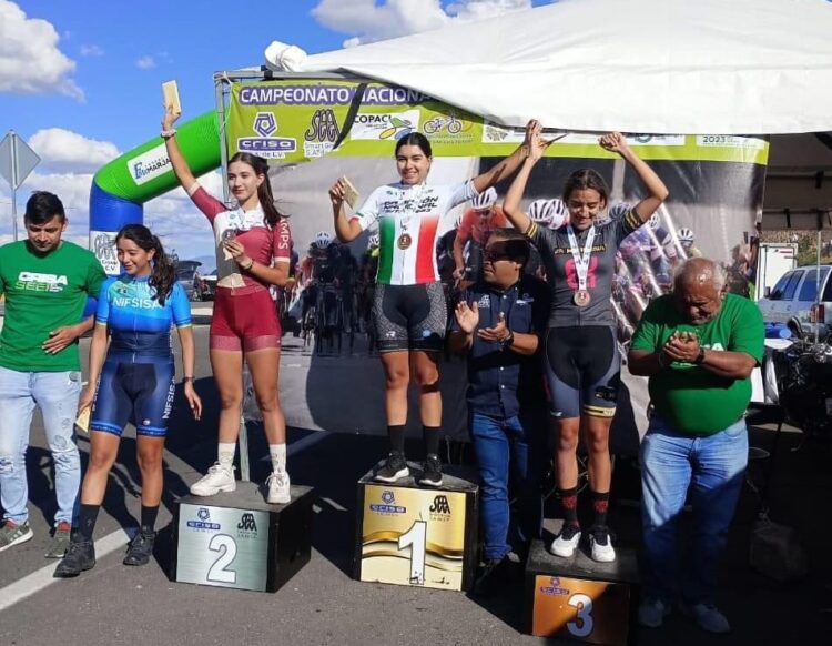 Gana tamaulipeca Atzi Reyes doble medalla de plata en Nacional de Ciclismo