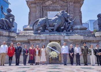 La transformación de México debe continuar, dice Américo Villarreal desde el Ángel de la Independencia