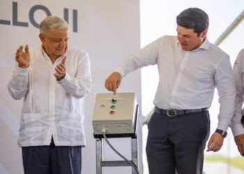 AMLO y Samuel García inauguran primera etapa del Acueducto El Cuchillo II