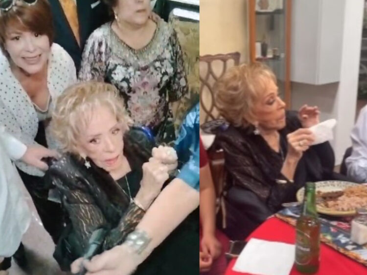 Silvia Pinal celebra sus 92 años con una fiesta de cumpleaños en su casa