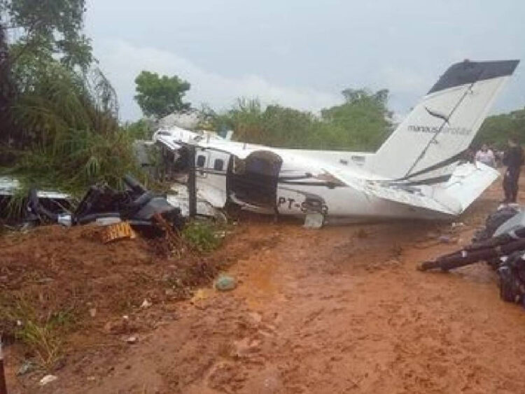 Se estrella avión en Amazonas, Brasil, mueren 14 personas