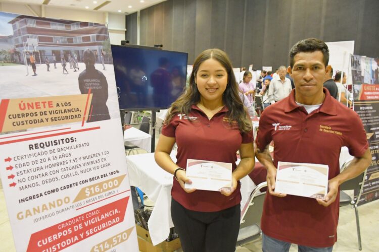 Ofrece 300 vacantes la Secretaría de Seguridad Pública de Tamaulipas