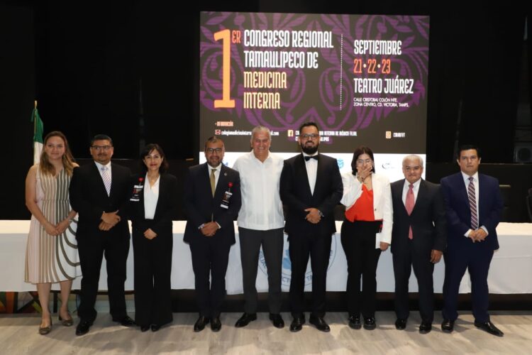 Inauguran Congreso Regional de Medicina Interna en Tamaulipas
