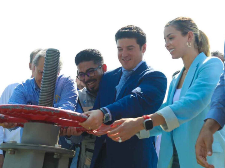 Llegan primeras aportaciones de agua de El Cuchillo II a Monterrey