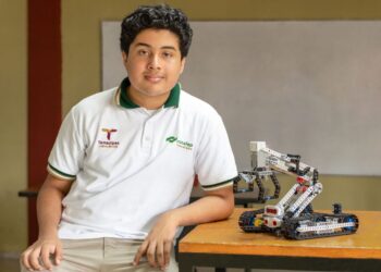Gana estudiante del CONALEP Matamoros Concurso Internacional de Robótica