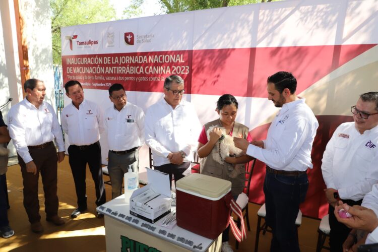 Arranca Jornada de Vacunación Antirrábica Canina y Felina 2023