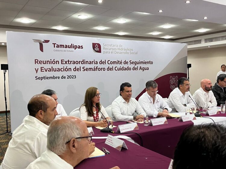 Asiste Eduardo Gattás a reunión de Semáforo del Agua; Victoria sigue en rojo