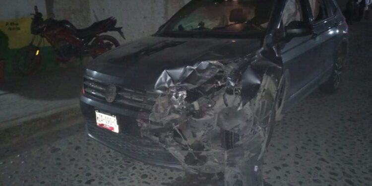 Borracho provoca carambola en calles de Tula, Tamaulipas