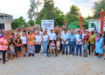 Cumple Gobierno de Victoria con obra anhelada en el ejido La Presa.