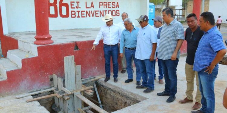 Cumple Gobierno de Victoria con obra anhelada en el ejido La Presa.