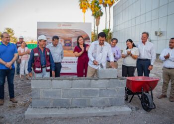 Construyen nuevo edificio para oficina de Servicios Públicos Municipales en Matamoros