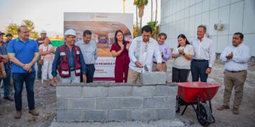Construyen nuevo edificio para oficina de Servicios Públicos Municipales en Matamoros