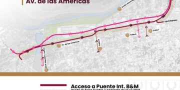 Precisan circulación definitiva en área del Puente Viejo Internacional en Matamoros