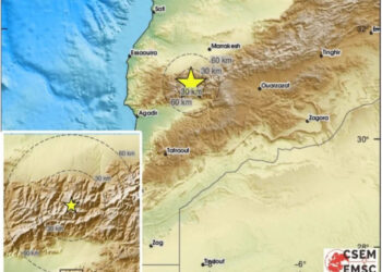 Sismo magnitud 6.8 sacude Marruecos, deja al menos 30 muertos