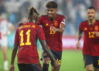 España se da un festín de goles con Georgia (7-1); Yamal hace historia a sus 16 años